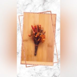 Custom Made Silk Boutonniere